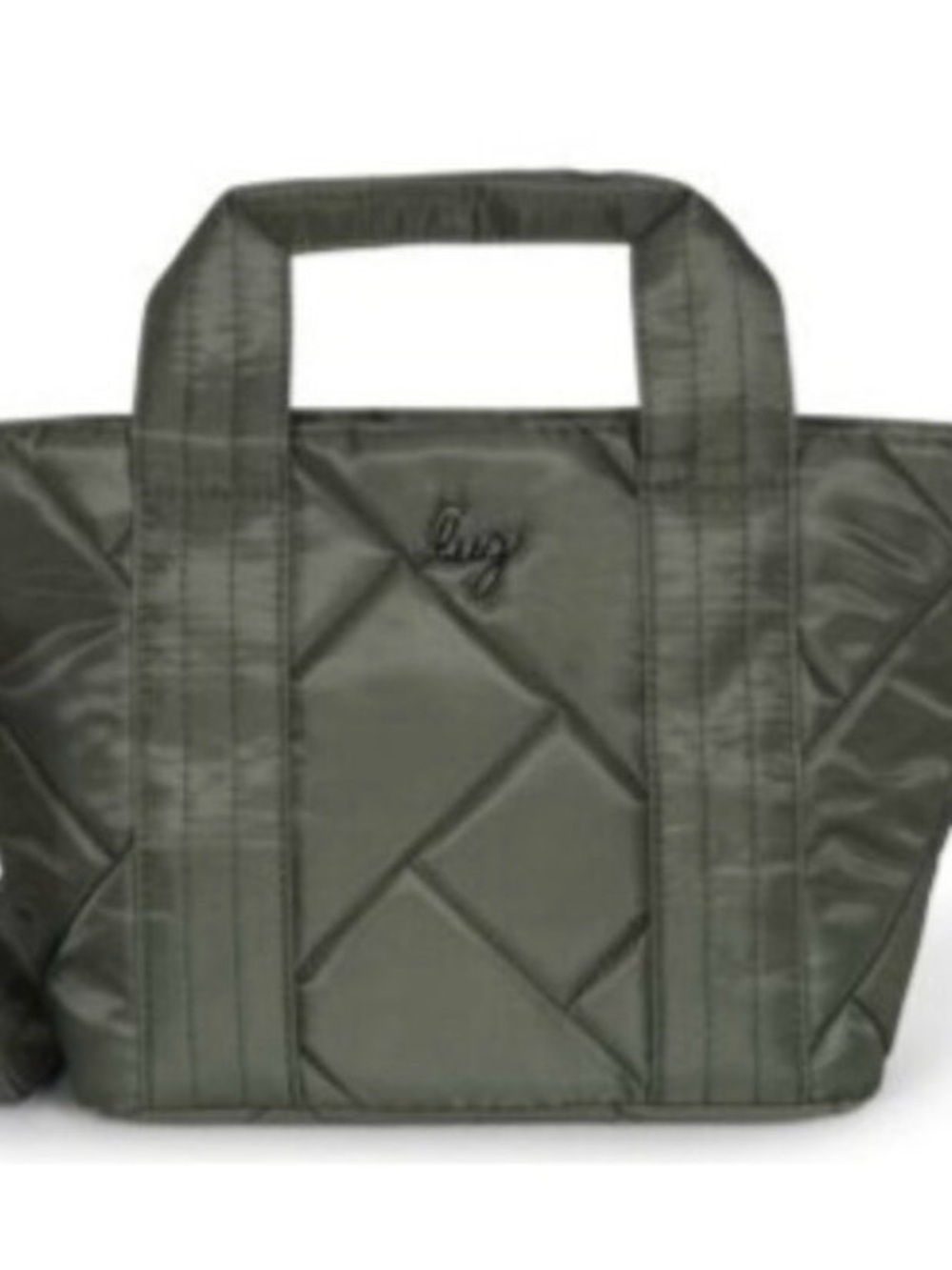 Lug Mini Dory Crossbody Quilted Olive Green Tote Bag
